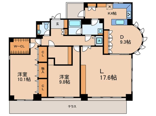 レジデンス等々力の物件間取画像